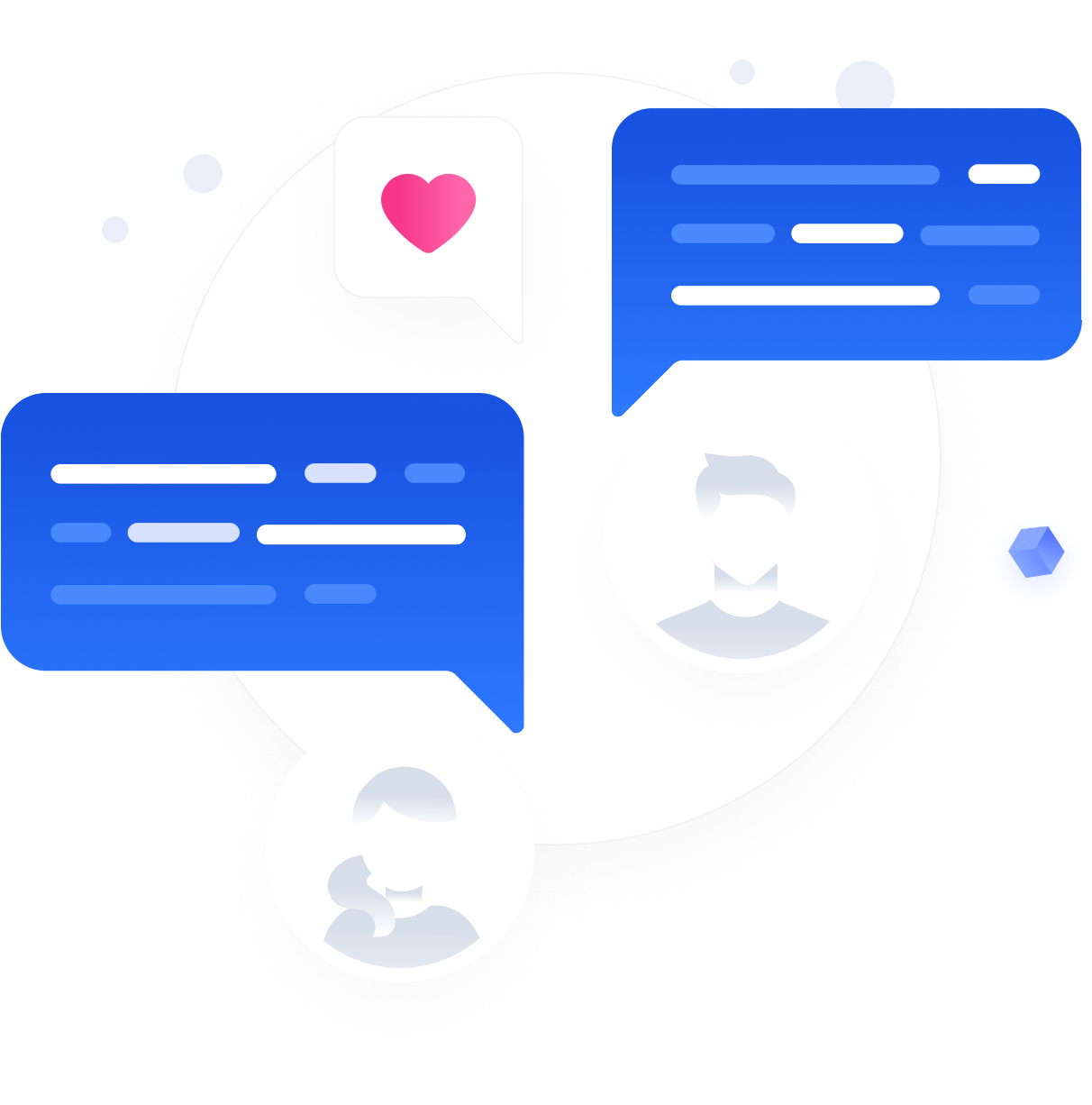 Trải nghiệm liền mạch, tương tác trực tiếp qua chat