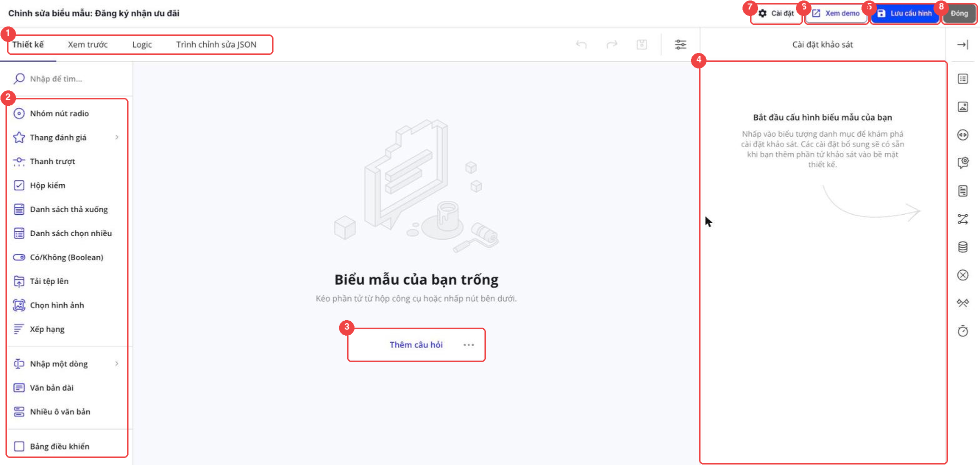 Trình soạn biểu mẫu