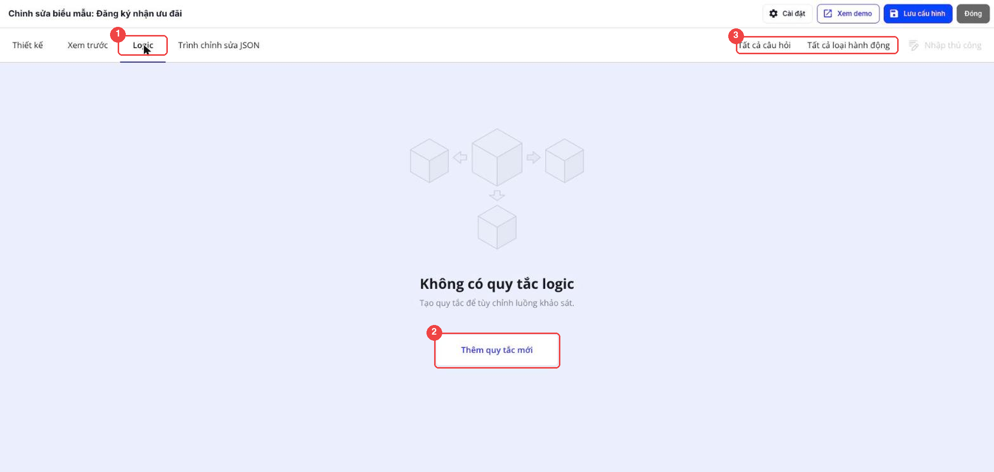 Logic biểu mẫu